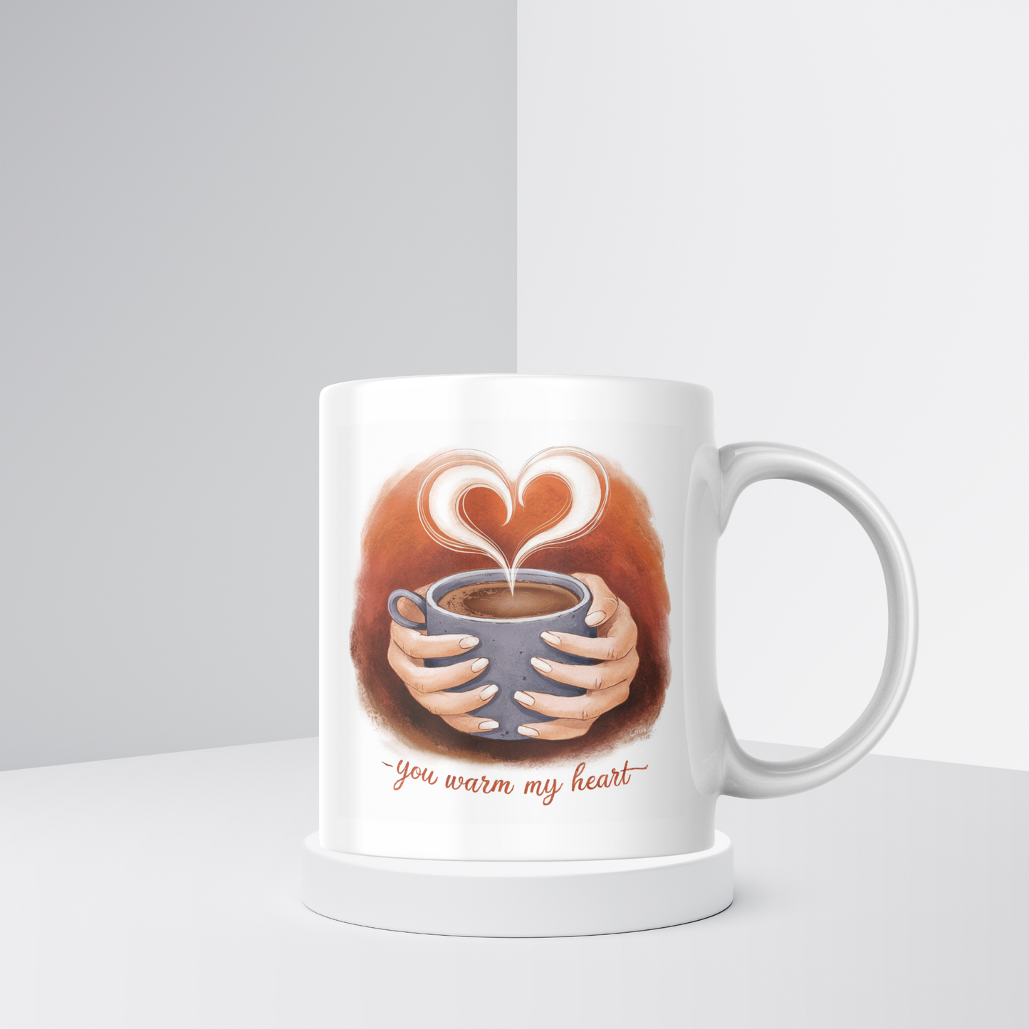 You Warm My Heart - Cozy Coffee Mug with Heartwarming Design