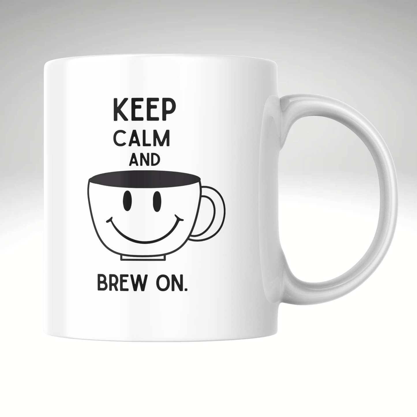 Keep Calm and Brew On Coffee Mug